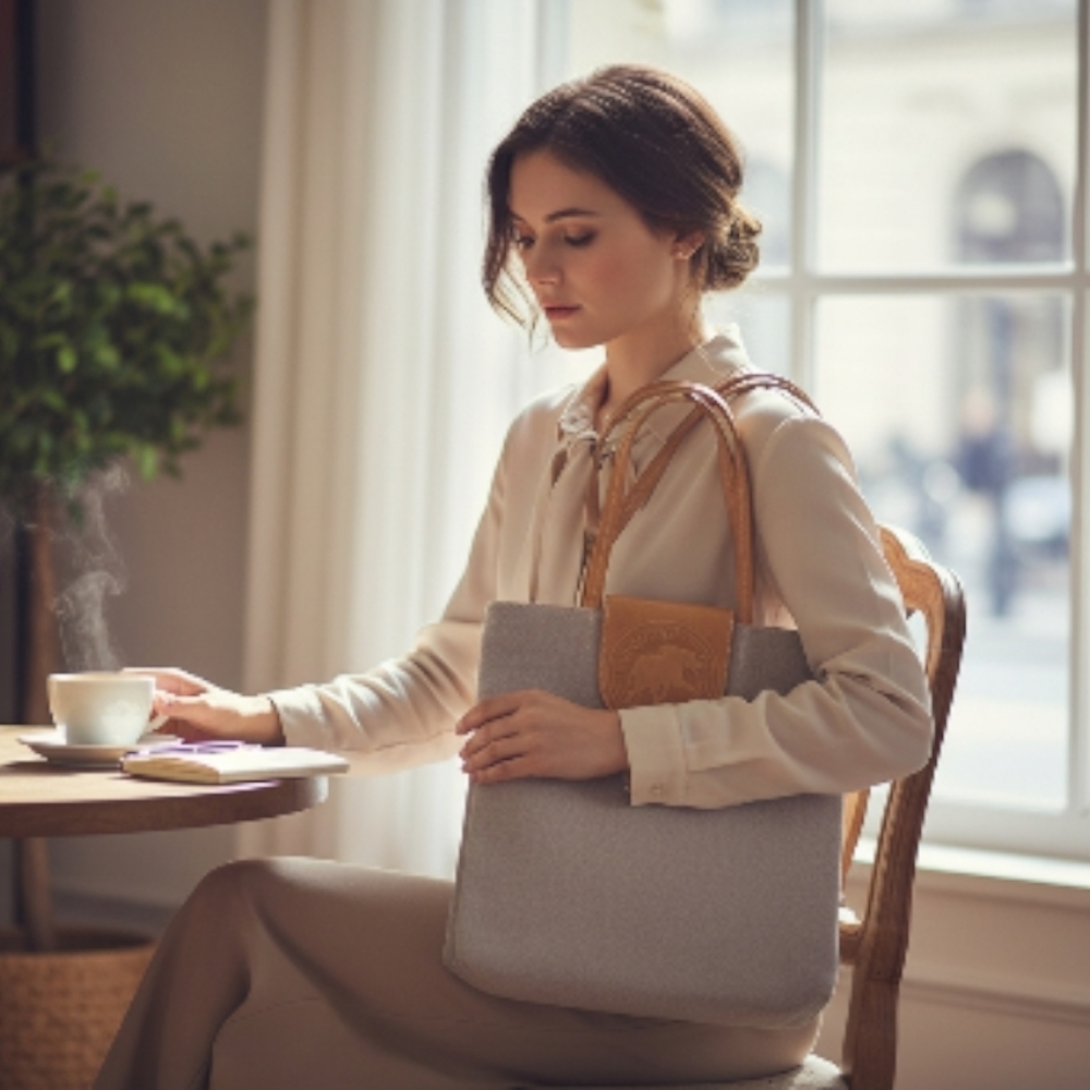 Hunting World Canvas Envelope Tote